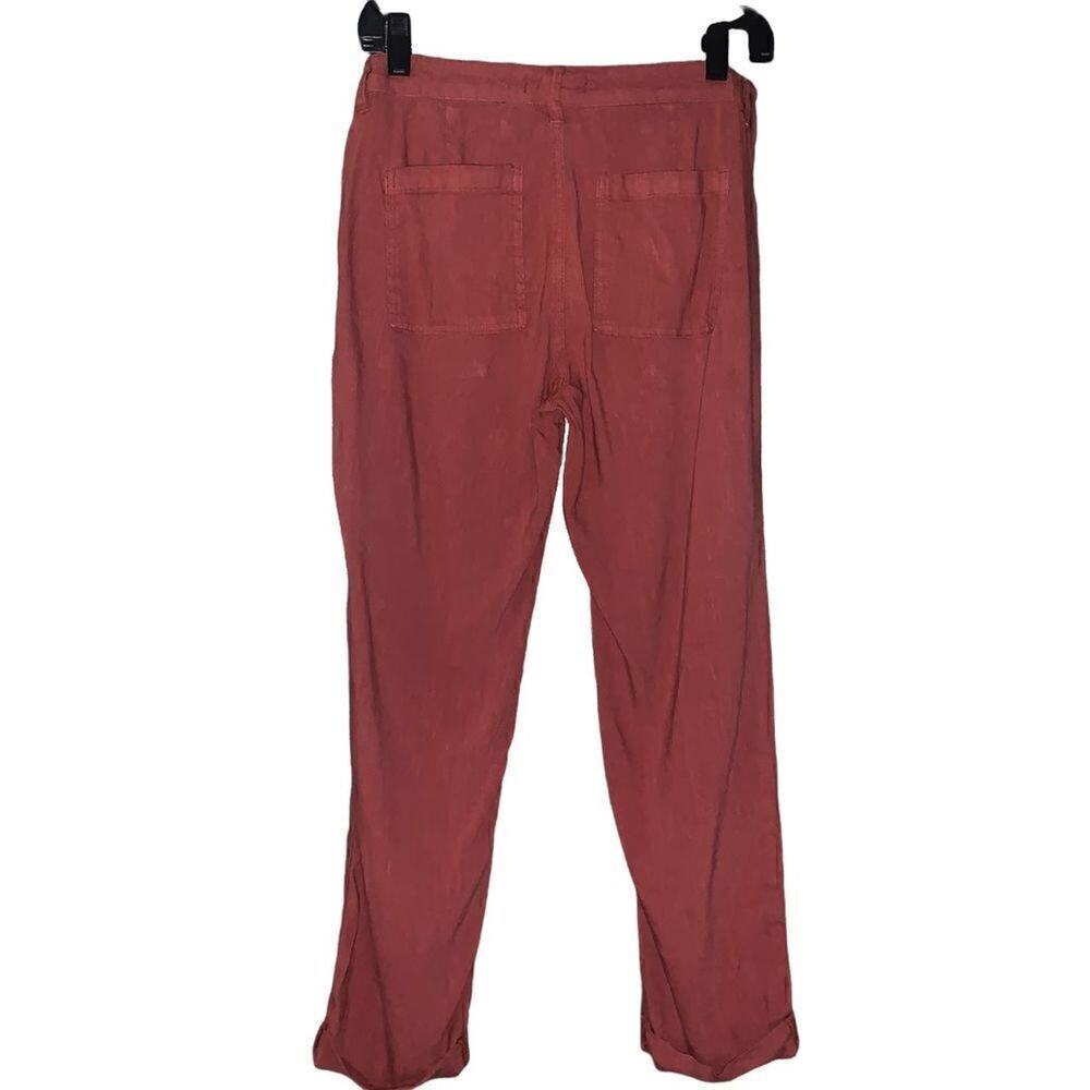 KUT‎ from the Kloth rust colored linen pants 4